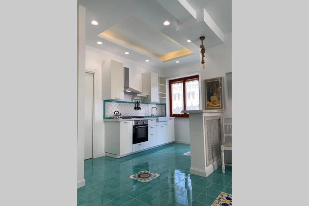 Apartament Super Attico Vista Mare Con Piscina Półwysep Sorrentyński Zewnętrze zdjęcie