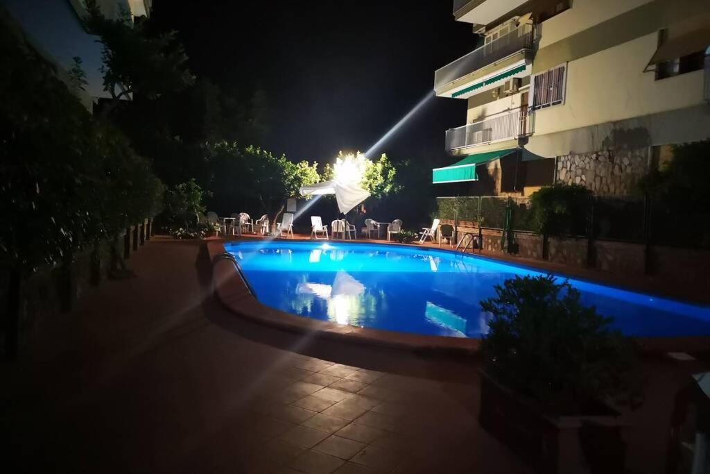 Apartament Super Attico Vista Mare Con Piscina Półwysep Sorrentyński Zewnętrze zdjęcie