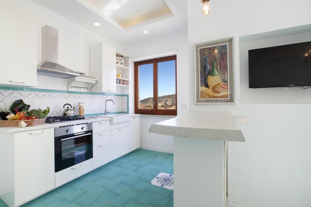 Apartament Super Attico Vista Mare Con Piscina Półwysep Sorrentyński Zewnętrze zdjęcie