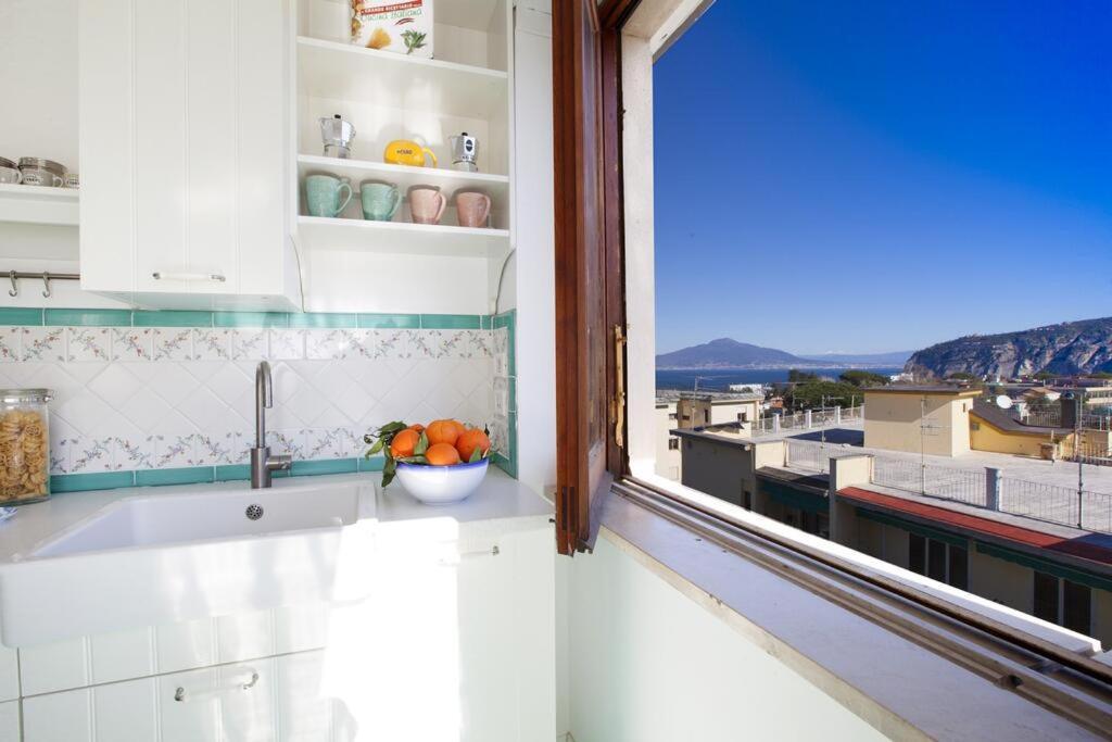 Apartament Super Attico Vista Mare Con Piscina Półwysep Sorrentyński Zewnętrze zdjęcie