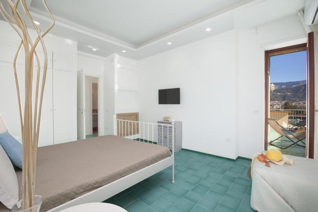 Apartament Super Attico Vista Mare Con Piscina Półwysep Sorrentyński Zewnętrze zdjęcie