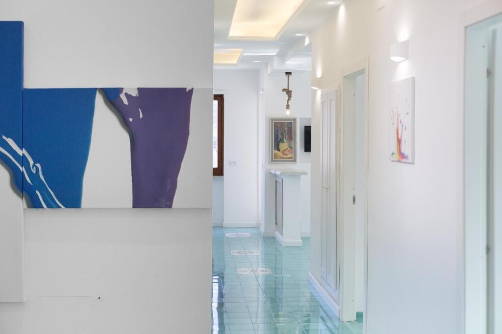 Apartament Super Attico Vista Mare Con Piscina Półwysep Sorrentyński Zewnętrze zdjęcie